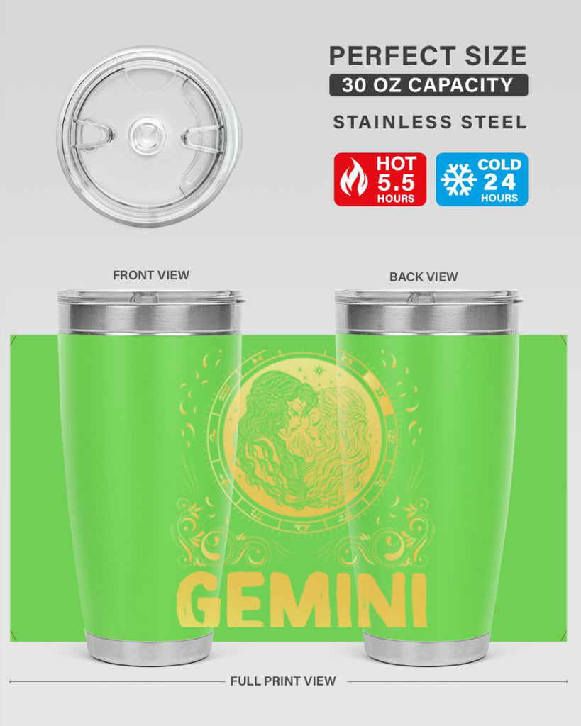 Gemini 234#- zodiac- Tumbler