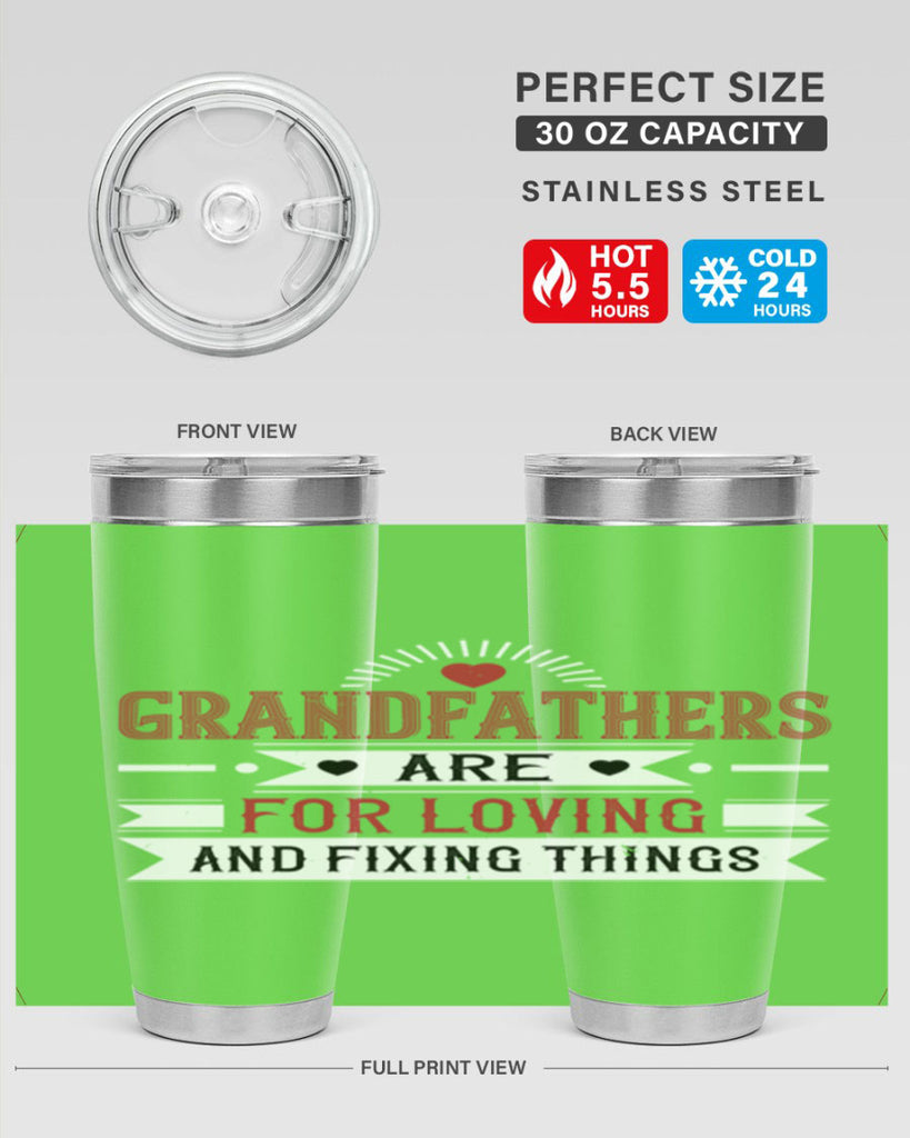 Grandfathers are for loving and fixing things 54#- grandpa - papa- Tumbler