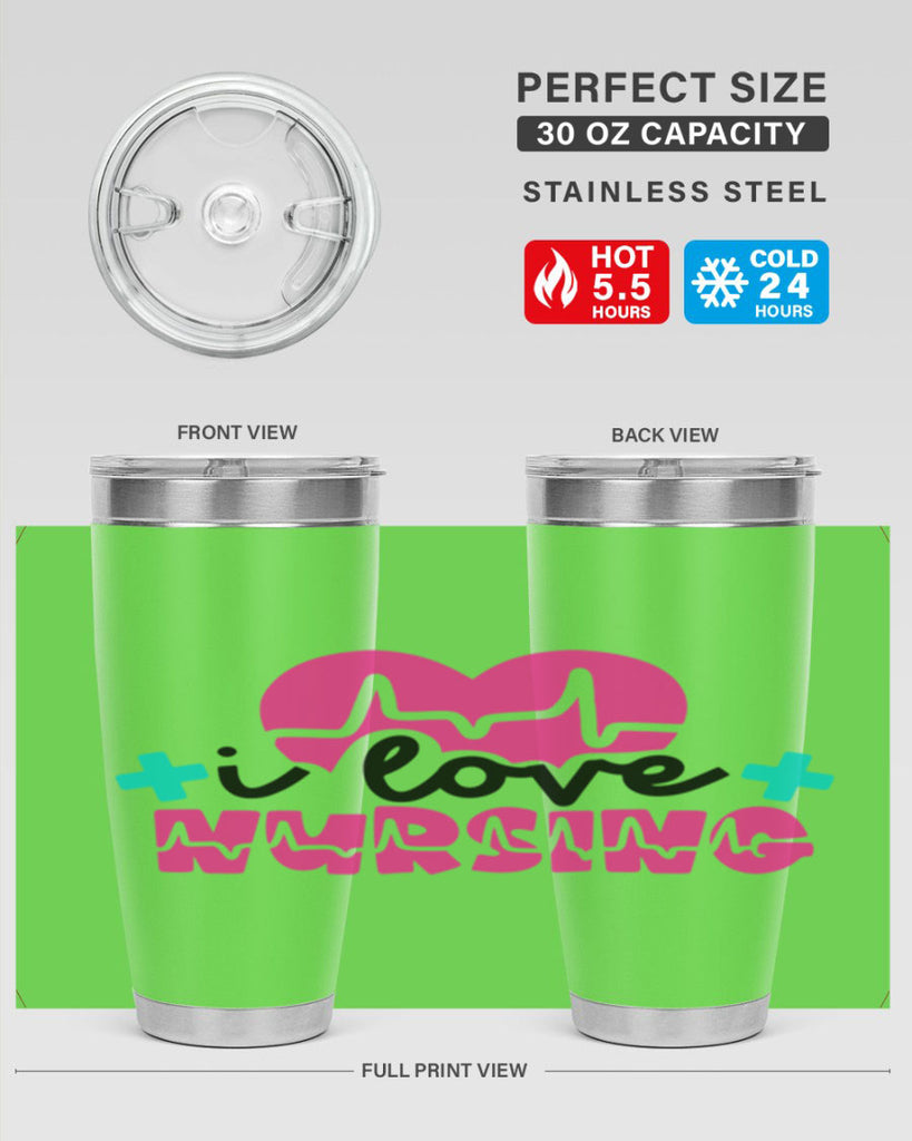 I Love Nursing Style Style 170#- nurse- tumbler