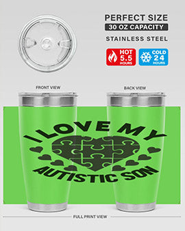 I love my Style 46#- autism- Tumbler