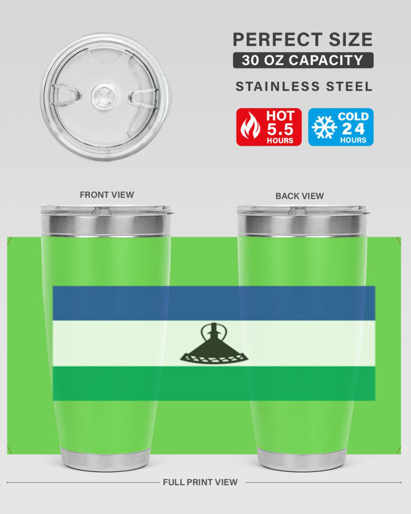 Lesotho 102#- world flags- Tumbler