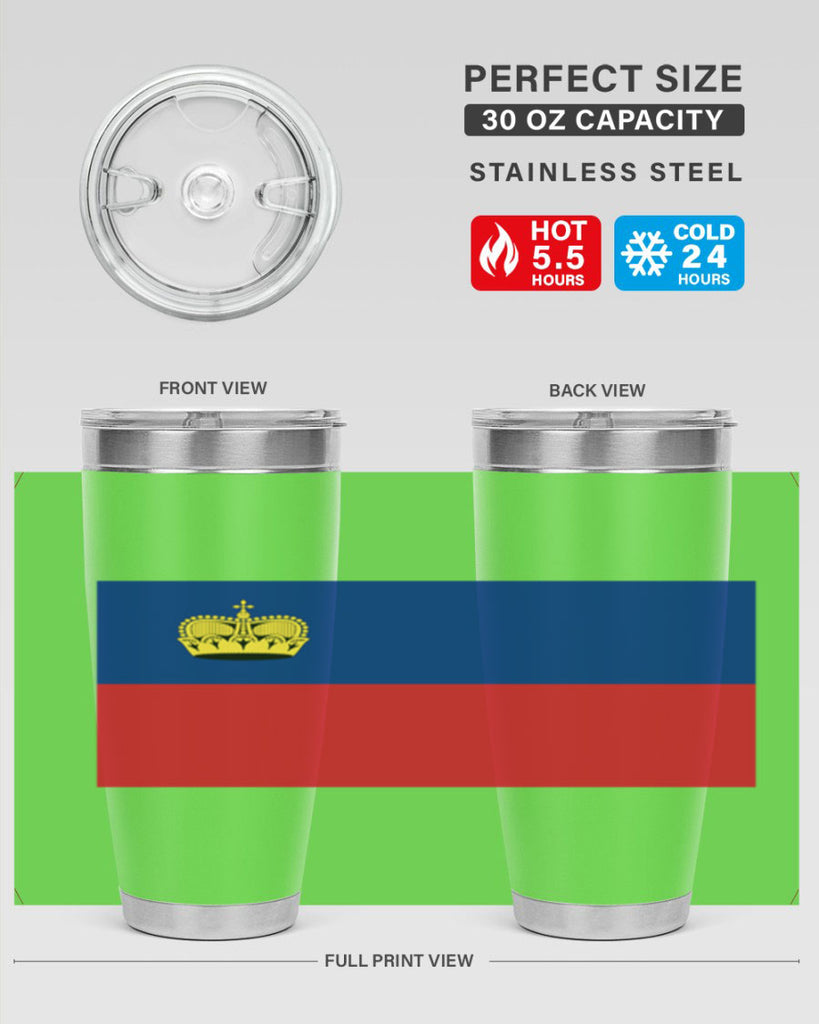 Liechtenstein 99#- world flags- Tumbler