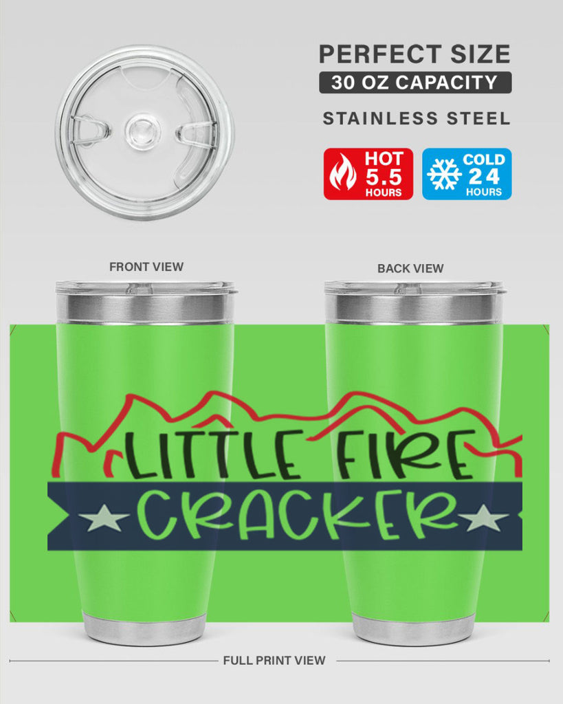 Little Fire Cracker Style 161#- Fourt Of July- Tumbler
