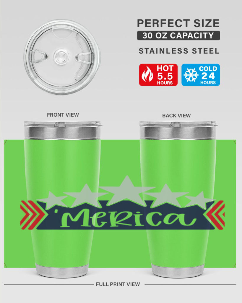 Merica Style 135#- Fourt Of July- Tumbler