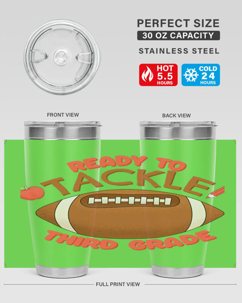 Ready to tackle 3rd Grade 22#- 3rd grade- Tumbler