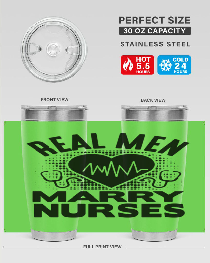 Real men Style 253#- nurse- tumbler