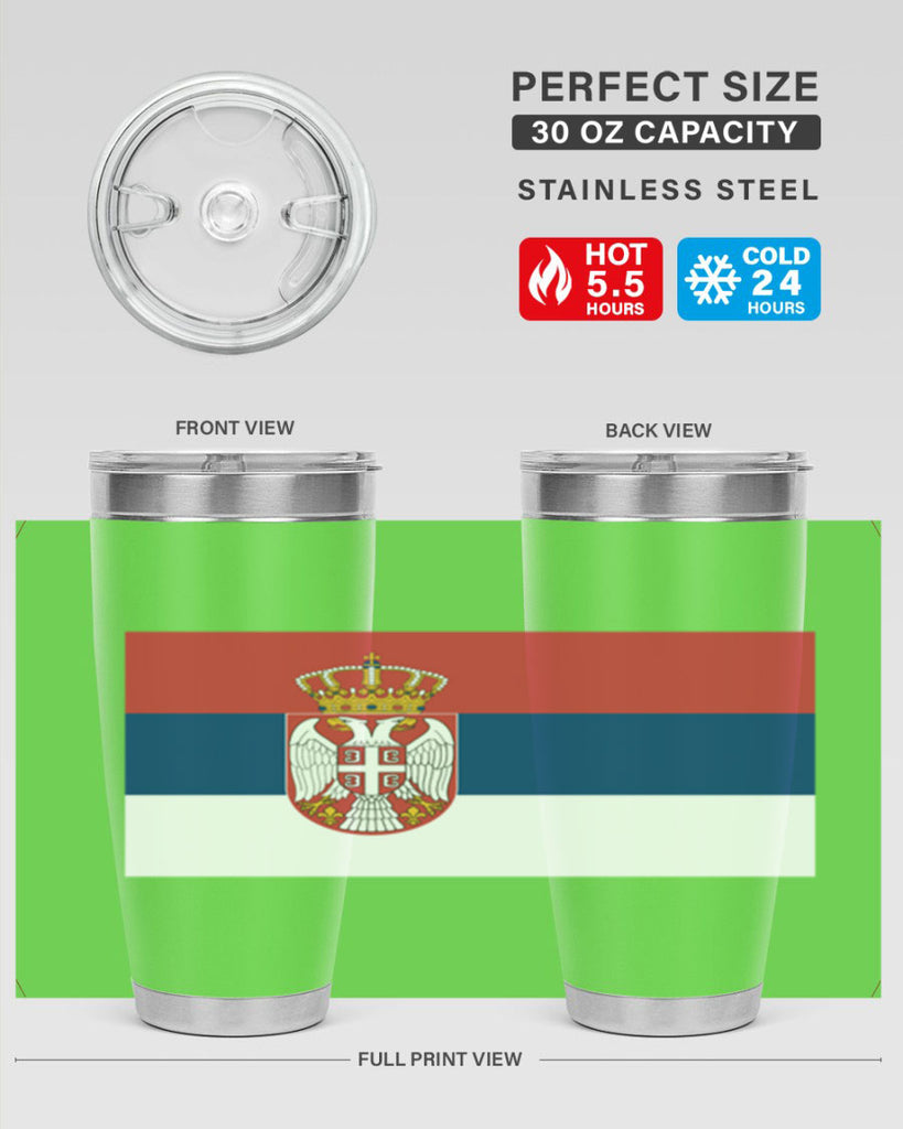 Serbia 44#- world flags- Tumbler