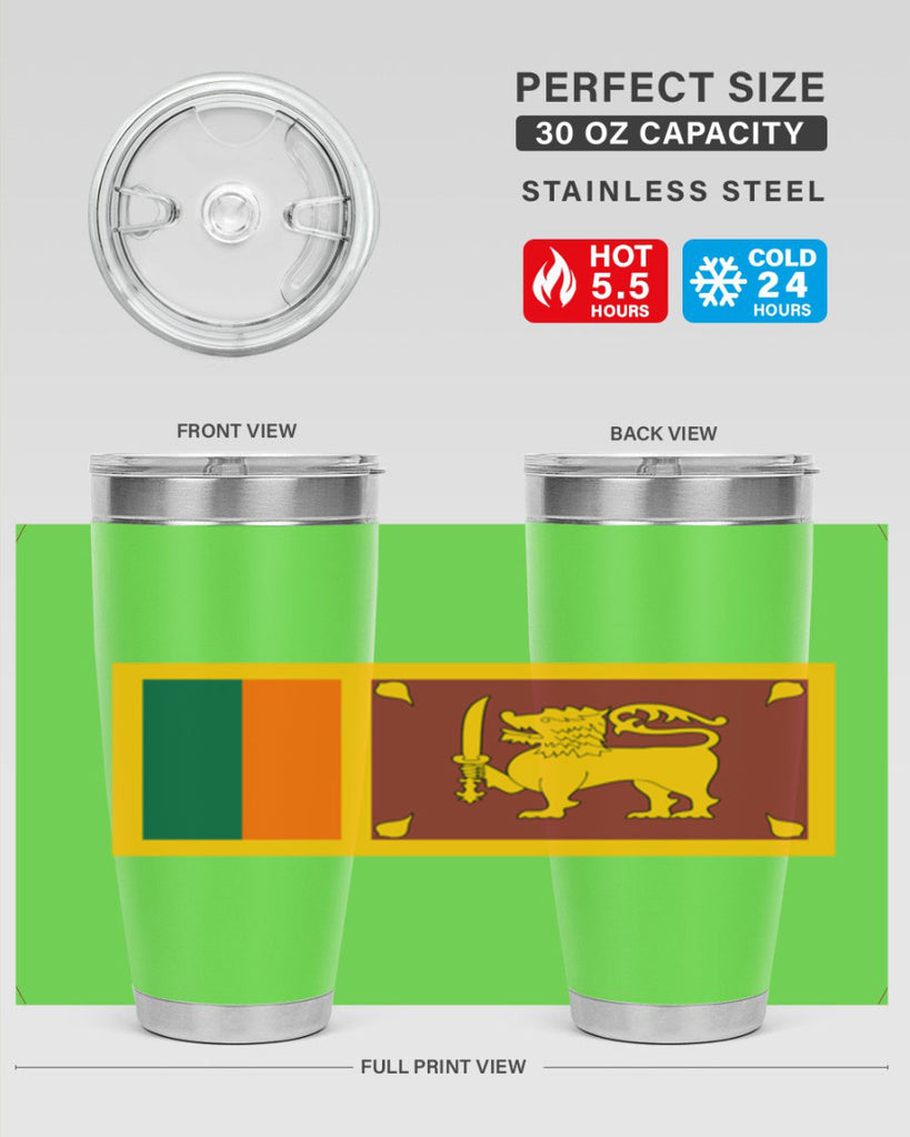 Sri Lanka 32#- world flags- Tumbler