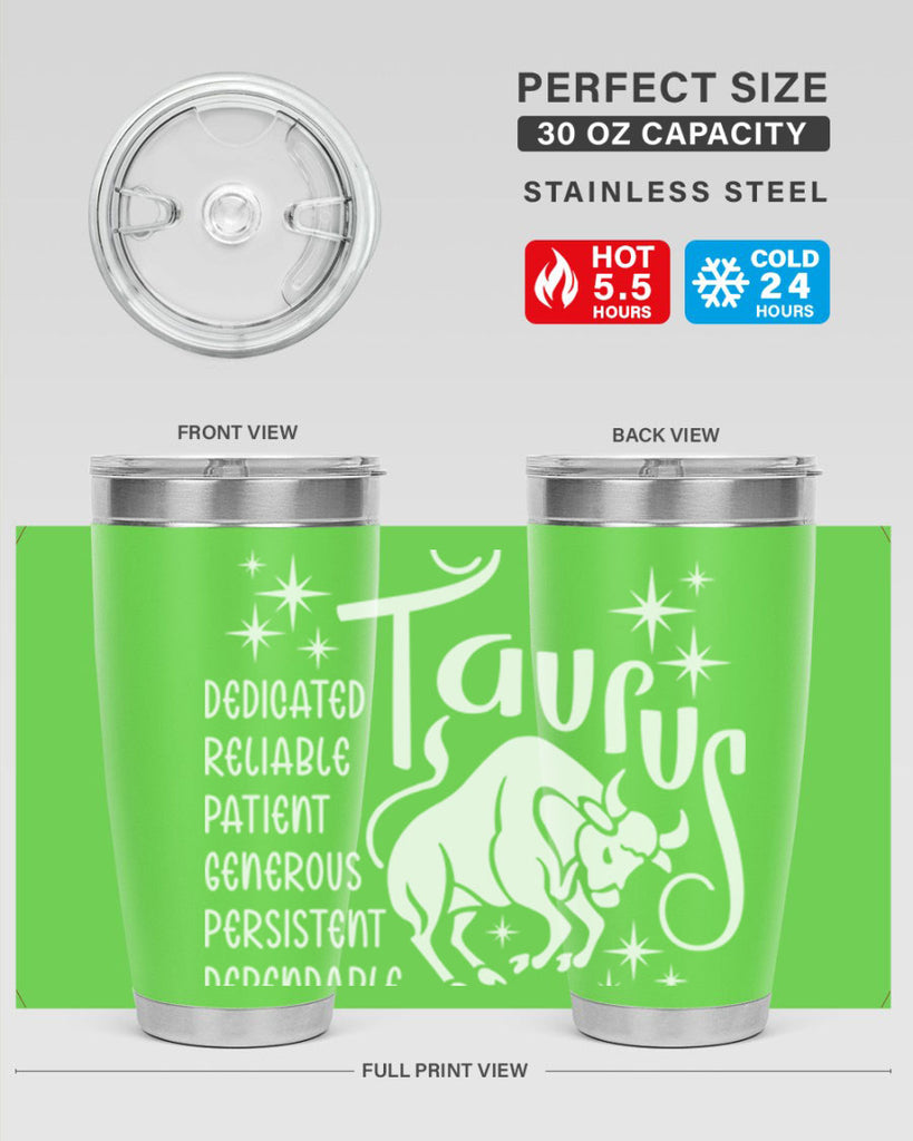 Taurus 491#- zodiac- Tumbler