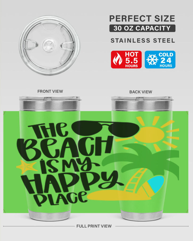 The Beach Is My Happy Place Style 12#- summer- Tumbler