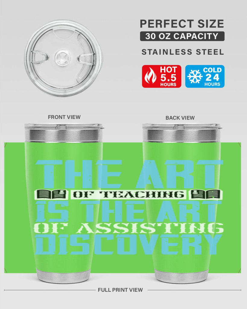 The art of teaching is the art of assisting discovery Style 15#- coaching- tumbler