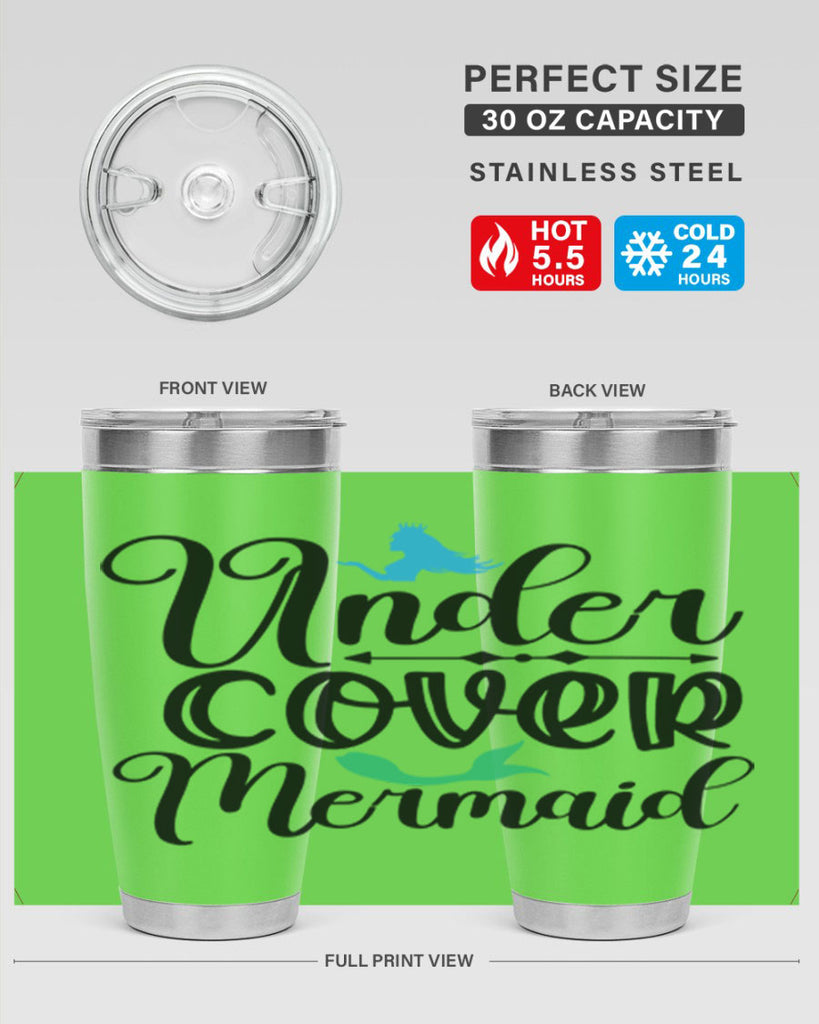 Under Cover Mermaid 651#- mermaid- Tumbler