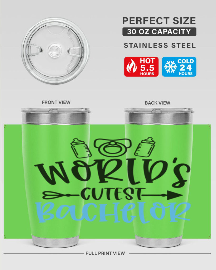 Worlds Cutest Bachelor Style 13#- baby- tumbler