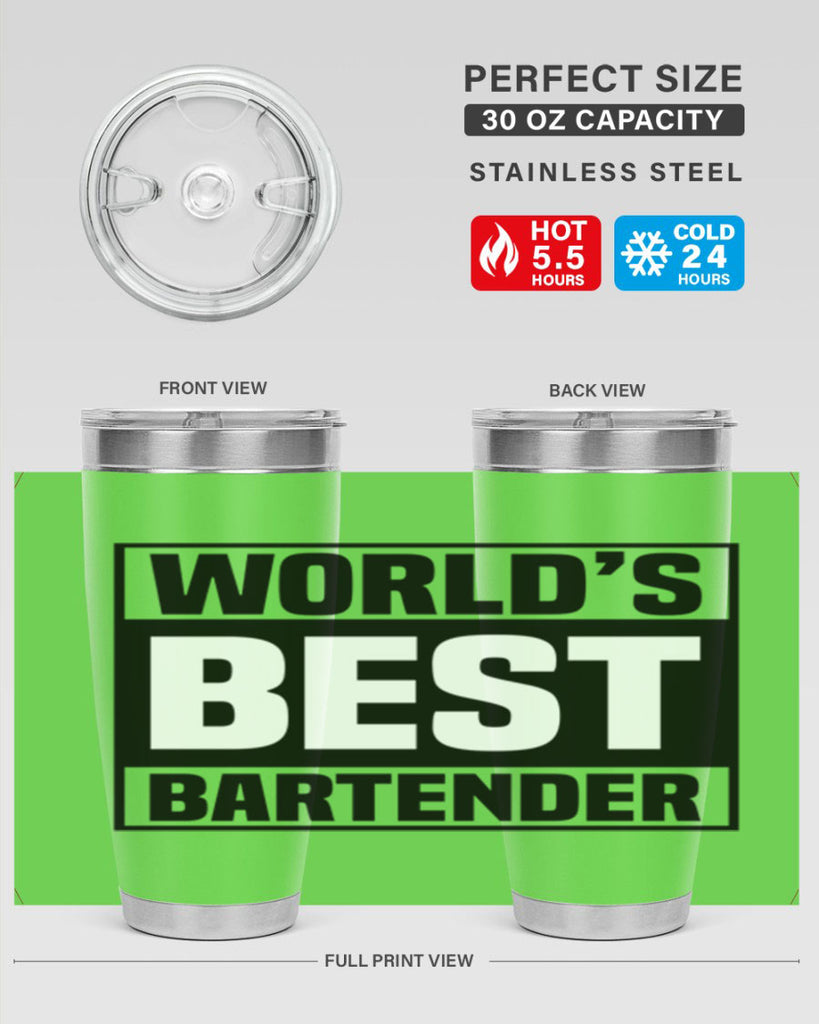 Worlds best Style 8#- bartender- tumbler