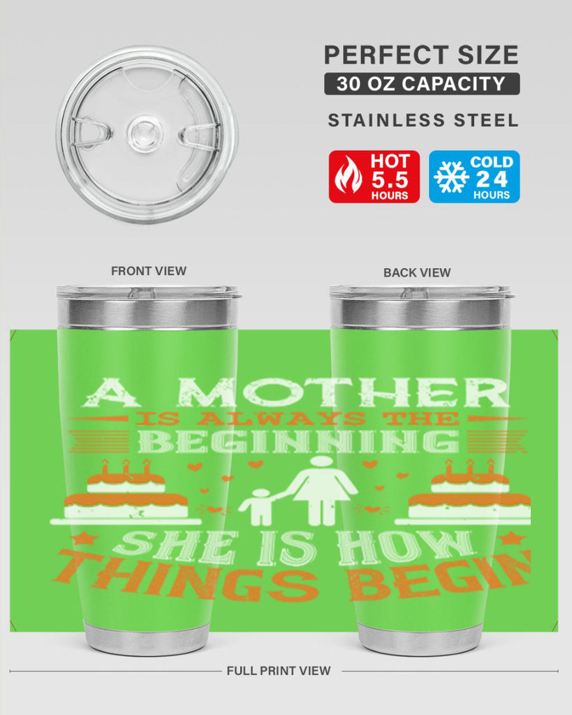 a mother is your first friend 12#- mothers day- Tumbler