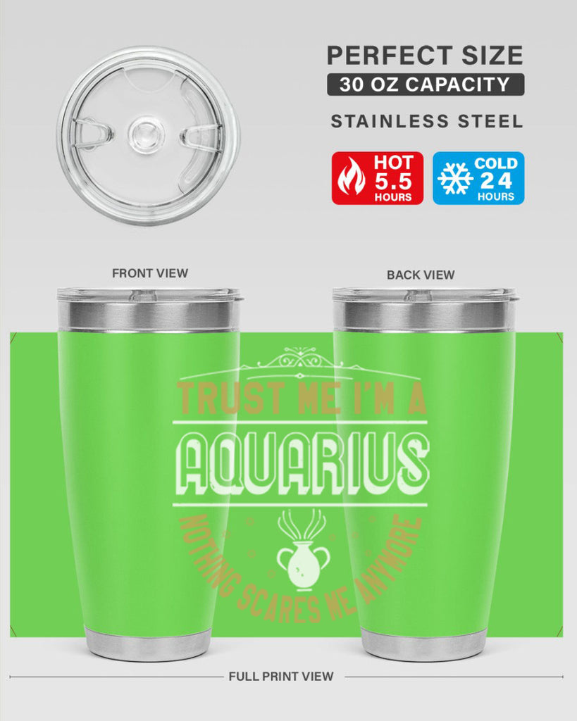 aquarius 87#- zodiac- Tumbler