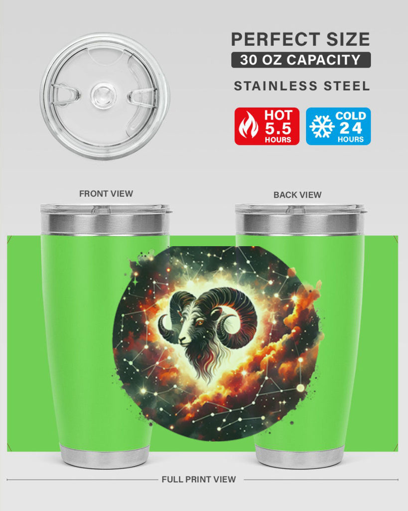 aries 126#- zodiac- Tumbler