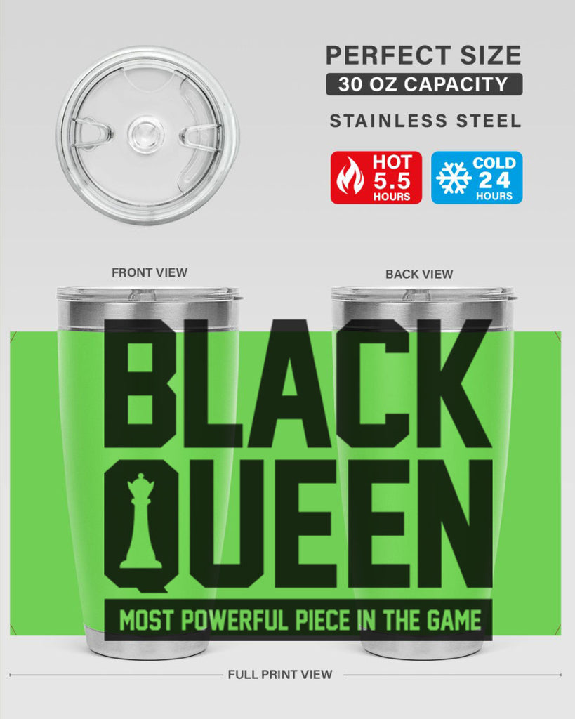 black queenchess 194#- black words phrases- Cotton Tank