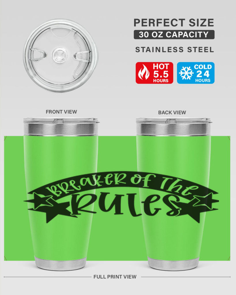 breaker of the rules 69#- fathers day- Tumbler