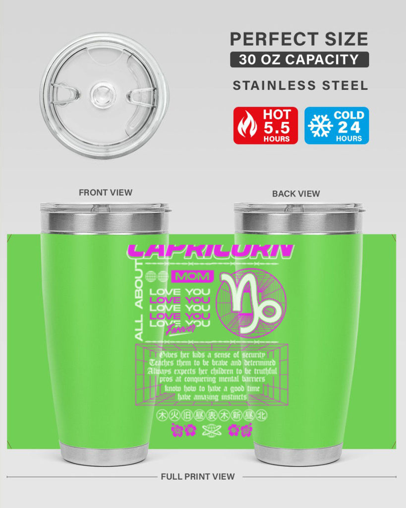 capricorn 208#- zodiac- Tumbler
