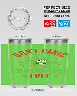 dont panic coronavirus free Style 43#- corona virus- Tumbler
