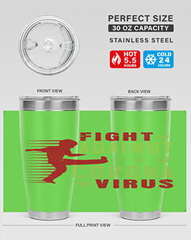 fight against corona virus Style 41#- corona virus- Tumbler