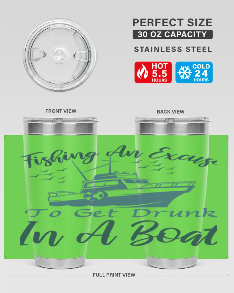 fishing an excuse 152#- fishing- Tumbler