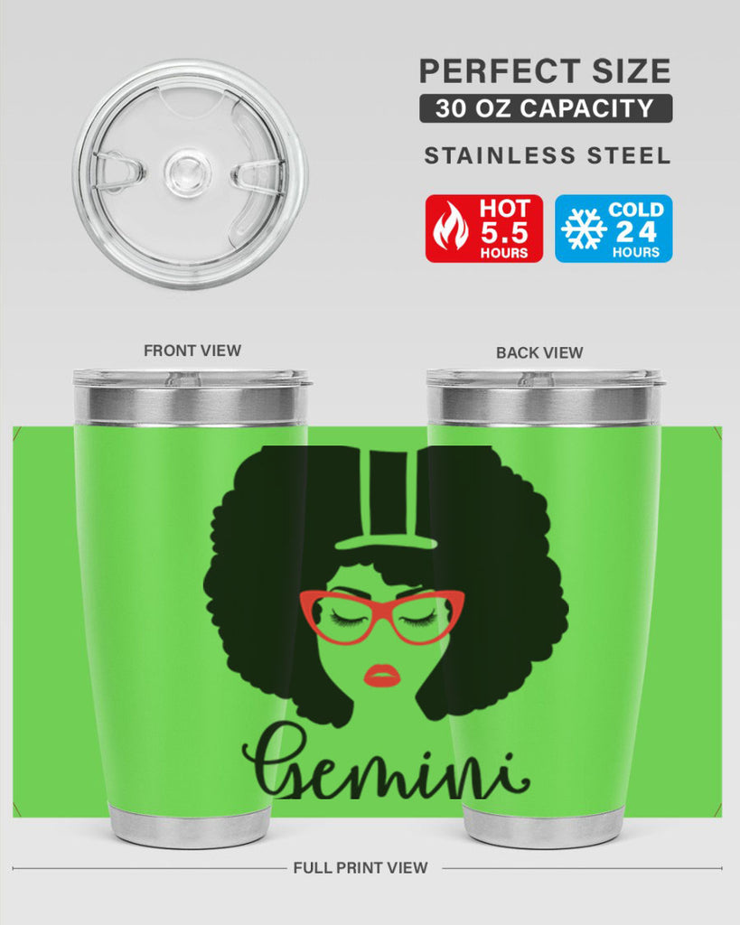 gemini 235#- zodiac- Tumbler