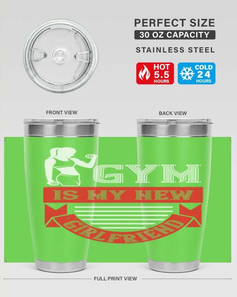 gym is my new girlfriend 97#- gym- Tumbler