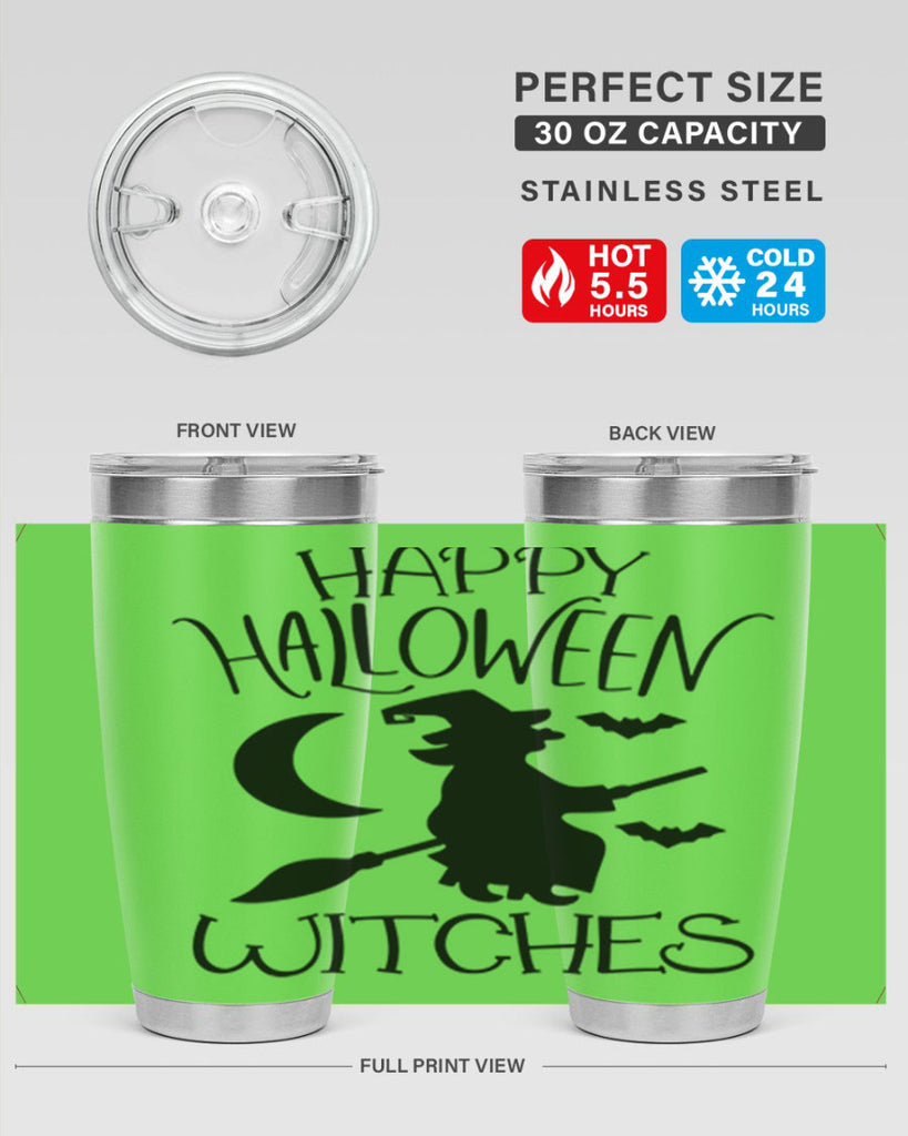 happy halloween witches 63#- halloween- Tumbler