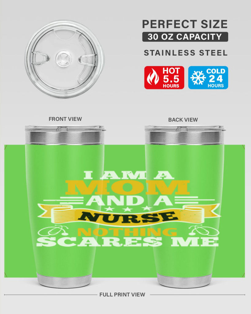 i am amom and a nurse Style 396#- nurse- tumbler
