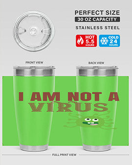 i am not a virus Style 36#- corona virus- Tumbler