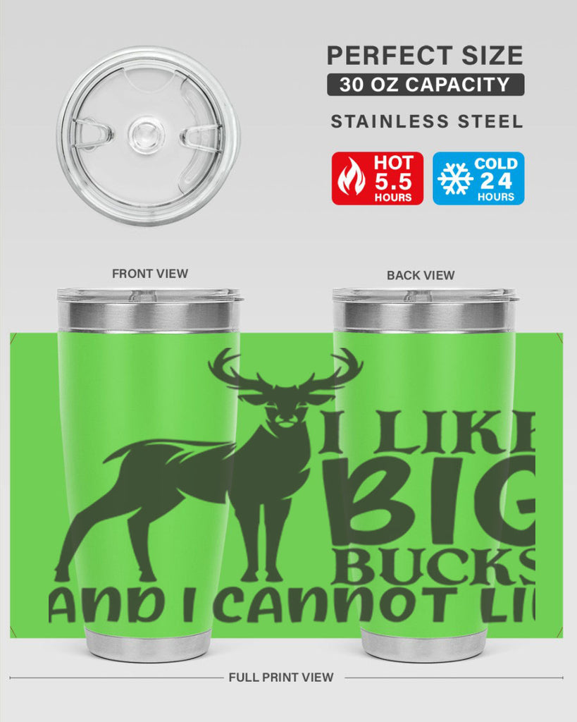 i like big bucks and i cannot lie 8#- hunting- Tumbler