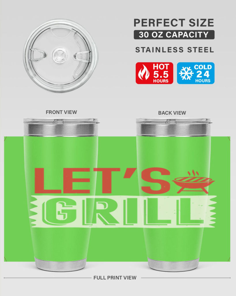 lets grill 25#- bbq- Tumbler