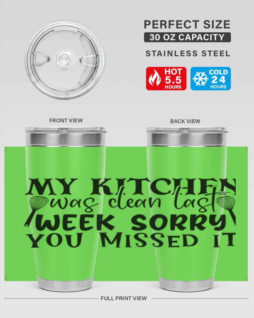 my kitchen was clean last week sorry you missed it 84#- kitchen- Tumbler