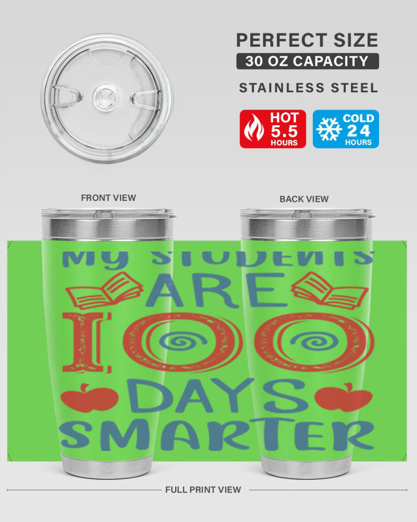 my students are days smarter 7#- 100 days of school- Tumbler