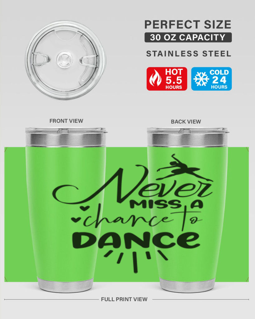never miss a chance to dance 64#- ballet- Tumbler