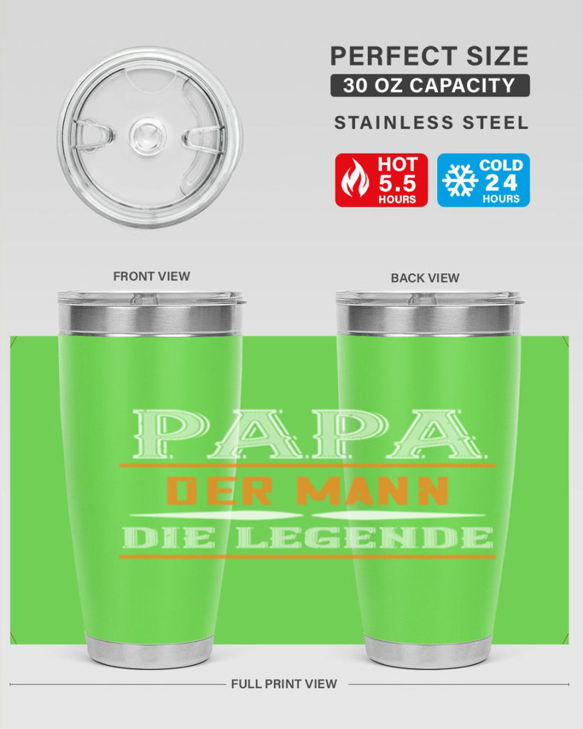 papa der mann die legende 21#- grandpa - papa- Tumbler