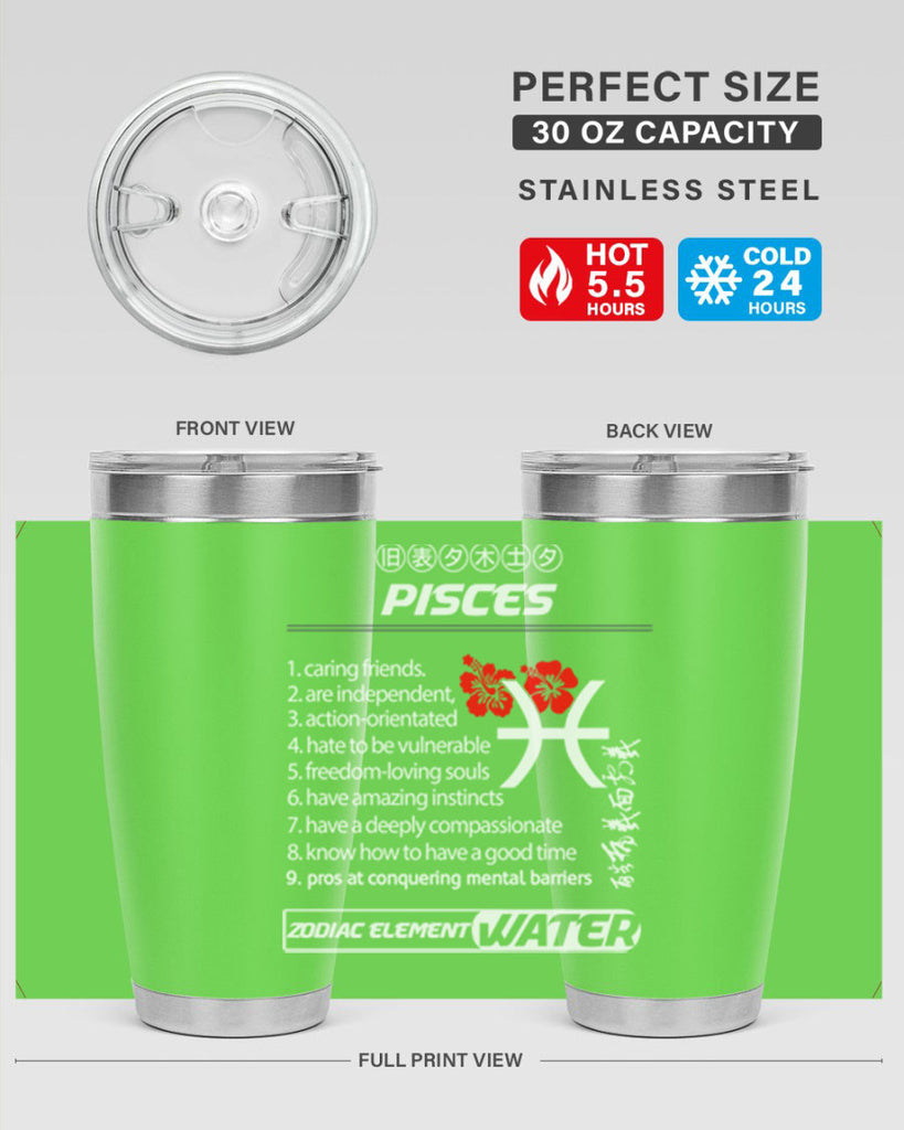 pisces 356#- zodiac- Tumbler