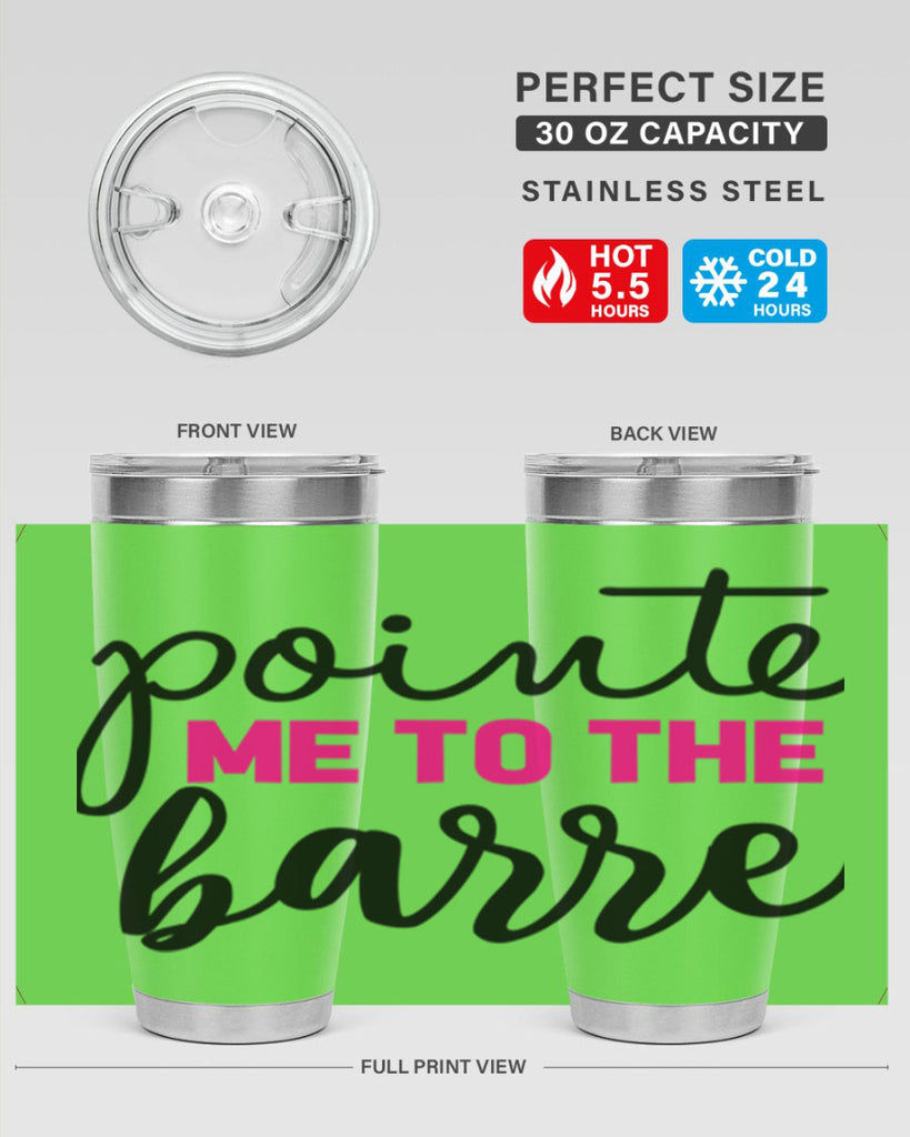 pointe me to the barre 68#- ballet- Tumbler