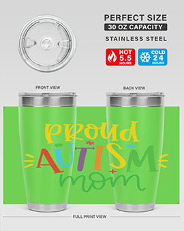 proud autism mom Style 35#- autism- Tumbler