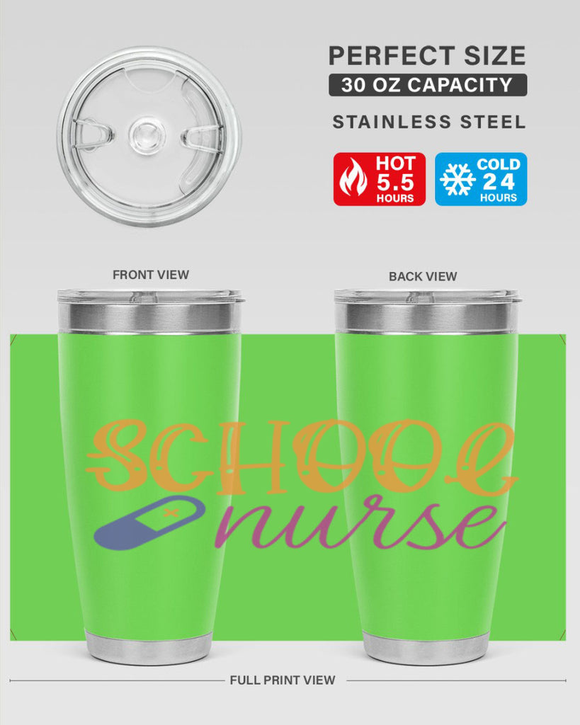 school nurse Style 353#- nurse- tumbler