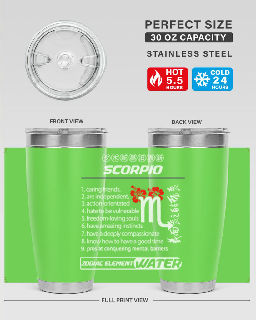 scorpio 456#- zodiac- Tumbler