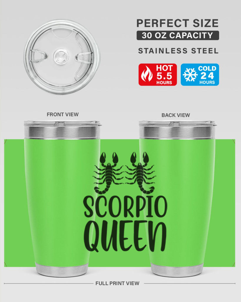 scorpio queen 446#- zodiac- Tumbler