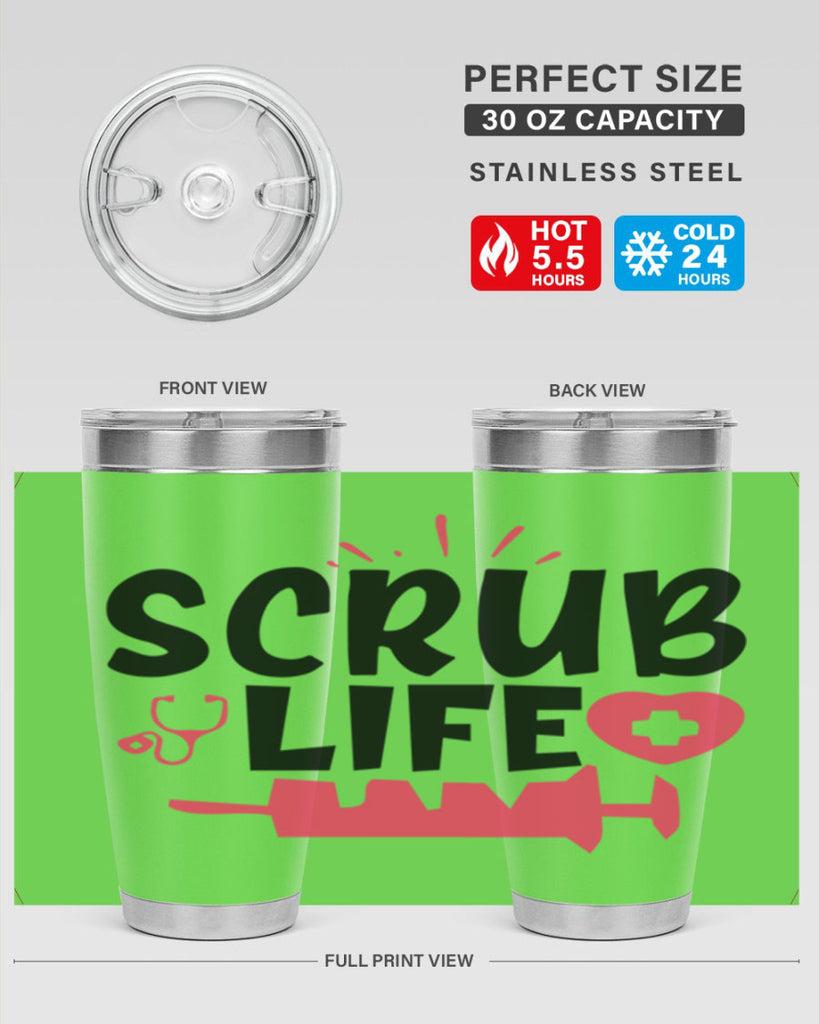 scrub life Style 352#- nurse- tumbler