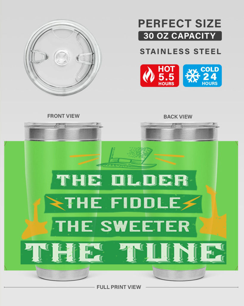 the older the fiddle the sweetrt the tune Style 9#- St Patricks Day- Tumbler