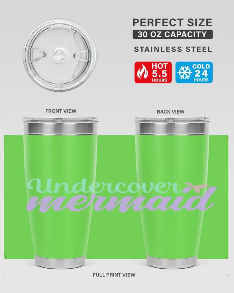 undercover mermaid 8#- mermaid- Tumbler