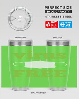virus free Style 20#- corona virus- Tumbler