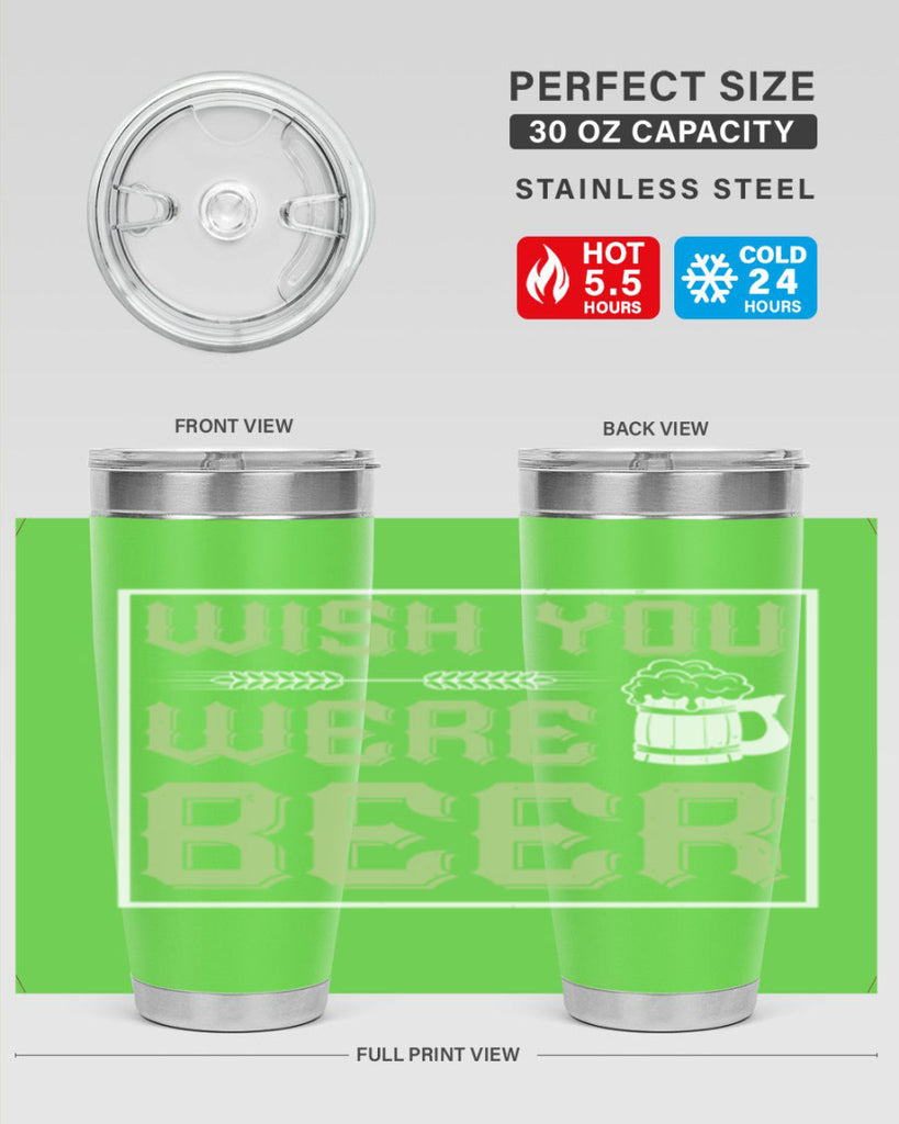 wish you were beer 2#- beer- Tumbler