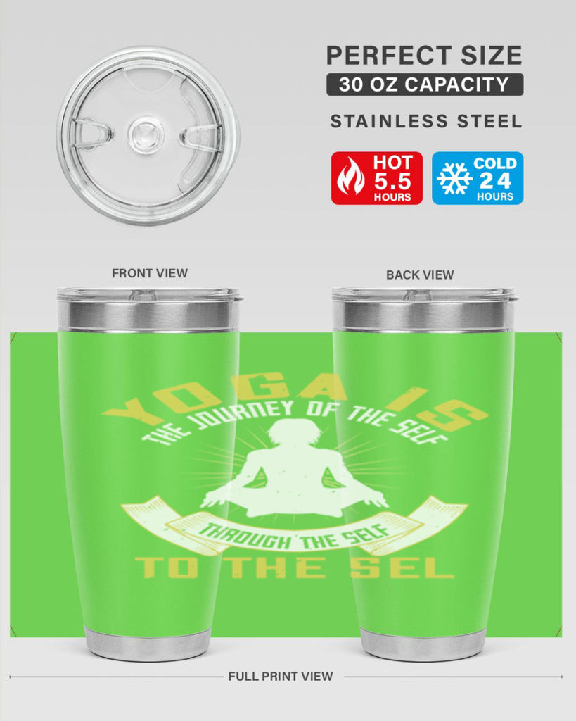 yoga is the journey of the self through the self to the sel 20#- yoga- Tumbler